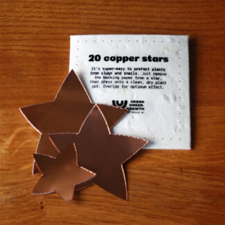 Natural Slug And Snail Repellent Copper Stars By Urban Undergrowth.